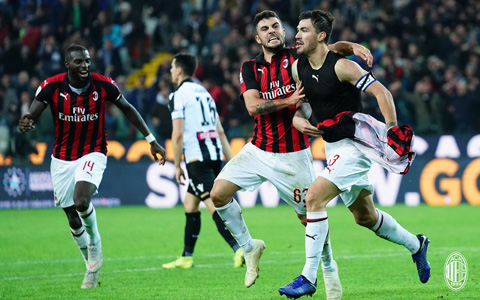 Thủ quân Romagnoli ghi bàn ở phút bù giờ 2 trận liên tiếp cho Milan