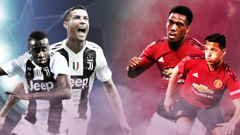 Juventus vs M.U: Sự khác biệt nằm ở các cầu thủ chạy cánh