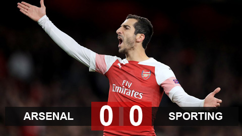 Arsenal 0-0 Sporting: Pháo thủ giành vé vào vòng knock-out sớm 2 lượt