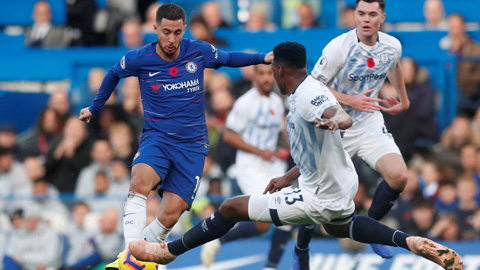 Everton đá rát để hạn chế khả năng của các cầu thủ Chelsea