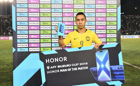 Norshahrul, chân sút ấn tượng của Malaysia