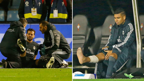 Nacho và Casemiro chấn thương, hàng thủ Real khủng hoảng trầm trọng