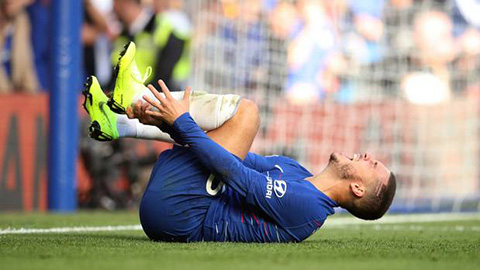 Chấn thương không còn xa lạ với Hazard