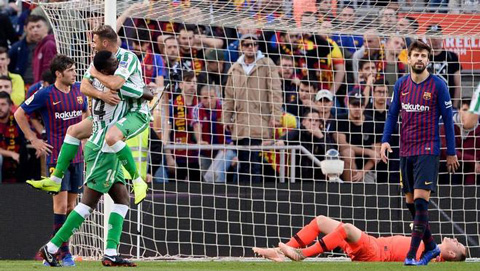 Betis đã có trận thắng hoàn toàn thuyết phục trước Barca ngay trên sân Nou Camp