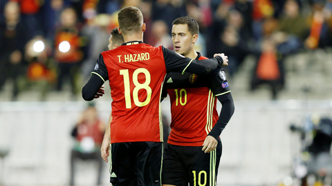 ĐT Bỉ: Thăng hoa nhờ anh em nhà Hazard