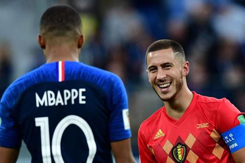 Hazard chọn Mbappe cho danh hiệu Quả bóng Vàng 2018