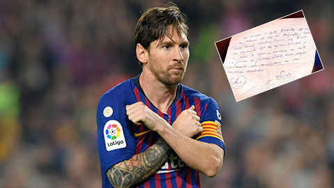 Hợp đồng giấy ăn đầu tiên của Messi đang ở đâu?