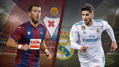 Nhận định Eibar vs Real Madrid, 19h00 ngày 24/11
