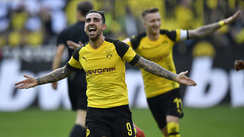 Dortmund kích hoạt điều khoản  mua đứt Alcacer