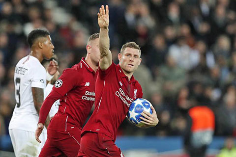 Milner đã nhen nhóm hy vọng cho Liverpool từ chấm 11m
