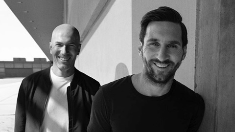 Zidane gây sốt mạng xã hội bởi tấm ảnh chụp chung với Messi