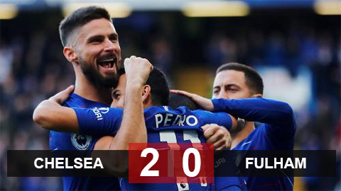 Chelsea 2-0 Fulham: The Blues tạm leo lên thứ ba