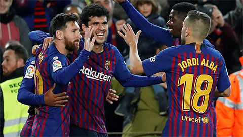 Tổng hợp vòng 14 La Liga: Barca đòi lại ngôi đầu