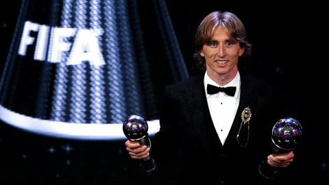 Đêm nay, Modric nhận giải Quả Bóng Vàng 2018