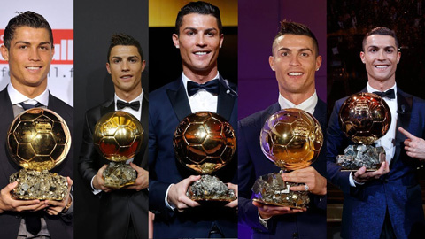Quả Ƅóng Vàng: Thứ hạng của Ronaldo thay đổi thế nào 15 năм qua?