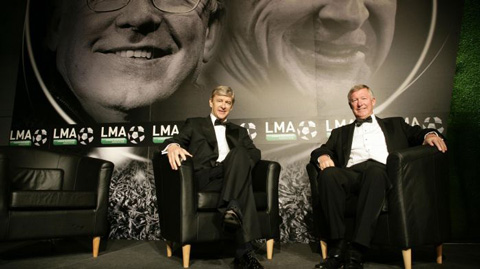 Wenger vả Ferguson là 2 huyền thoại với những triều đại kéo dài hơn 20 năm