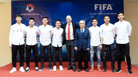 VFF tiếp đón chủ tịch FIFA Infantino vào đầu năm 2018