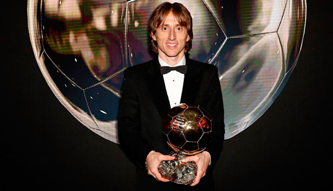 Modric là chủ nhân của danh hiệu Quả bóng Vàng 2018