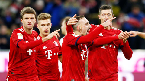 Bayern tìm lại công thức chiến thắng