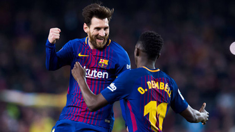 Dembele được đảm bảo tương lai tại Barca bởi Messi