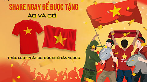 Triệu lượt phất cờ cho Việt Nam vô địch
