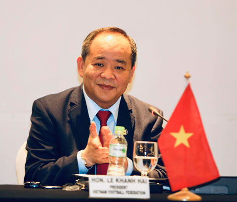 Chủ tịch VFF Lê Khánh Hải