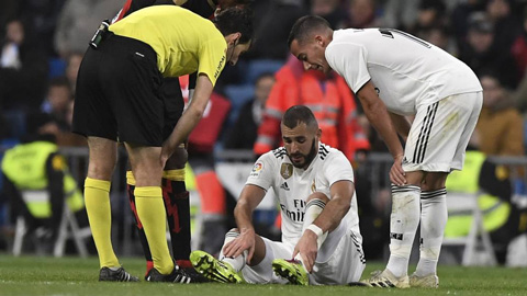 Bão chấn thương bao phủ Real Madrid