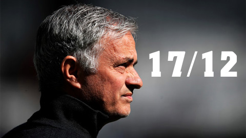 17/12 là ngày đen tối nhất cuộc đời Mourinho