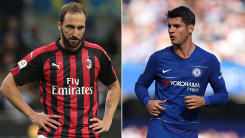 Chuyển nhượng 21/12: Chelsea gạ Milan đổi Higuain lấy Morata