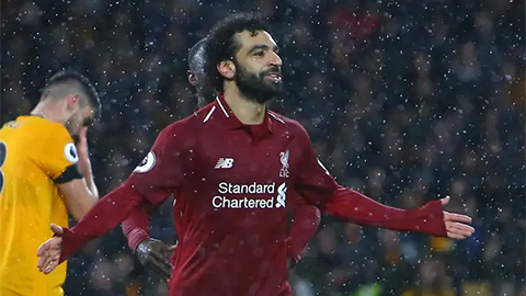 Giúp Liverpool hạ Wolves, Salah dẫn đầu cuộc đua vua phá lưới