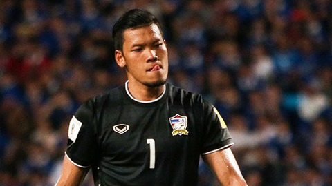 Thủ môn số 1 Thái Lan để ngỏ khả năng dự Asian Cup 2019