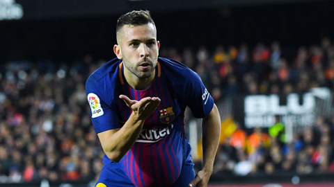 Alba đã kết nối trở lại với Messi