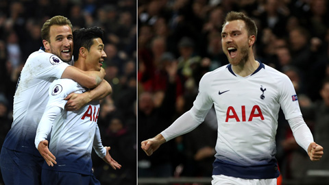 Son, Kane và Eriksen cùng lập cột mốc trong ngày Tottenham đại thắng