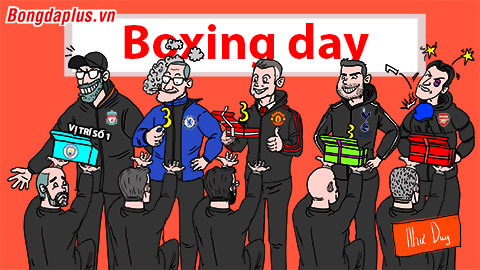 Biếm họa: Boxing Day, đại gia ai cũng có quà