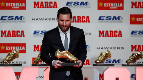Messi là vua phá lưới 2018