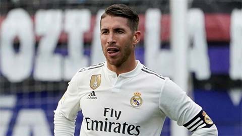 Ramos 'ngoan' bất thường trong năm 2018