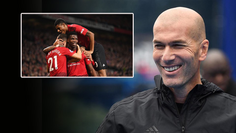 M.U thăng hoa là nhờ... Zidane