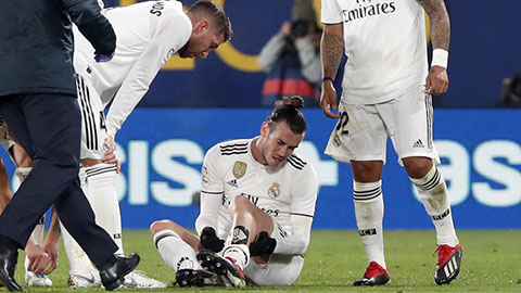 Bale dính chấn thương thứ 18 từ khi tới Real