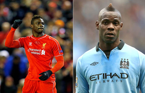 Balotelli từng khoác áo 2 đội bóng của Premier League là Liverpool và Man City