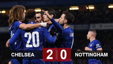 Chelsea 2-0 Nottingham: Morata lập cú đúp, Chelsea nhẹ nhàng tiến bước ở FA Cup