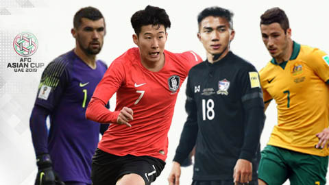 Chanathip, Son Heung-min & 4 ngôi sao dự Asian Cup từ các giải đấu hàng đầu