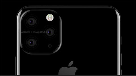 iPhone 11 bất ngờ xuất hiện với cụm 3 camera sau độc đáo