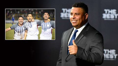 ĐT Philippines nhận được lời chúc từ Ronaldo béo