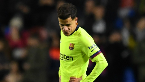 Coutinho đang trải qua quãng thời gian khó khăn tại Barca