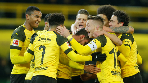 Dortmund cần 79 điểm để vô địch Bundesliga
