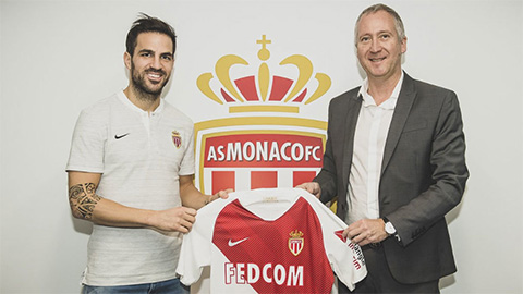 Fabregas chính thức gia nhập Monaco