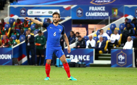 Cabaye từng khoác áo ĐT Pháp dự EURO 2016