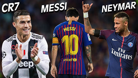 Messi, Pogba, Salah nếu tham gia thử thách 10 năm'?