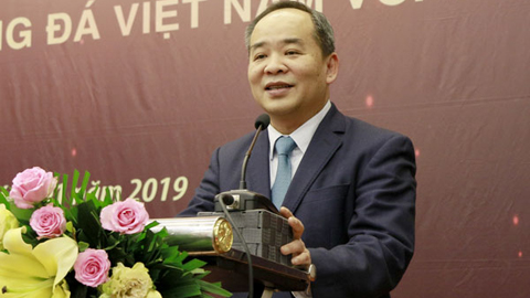 Thứ trưởng Bộ VH-TT&DL, Chủ tịch VFF Lê Khánh Hải thăm và làm việc với Lãnh đạo PVF