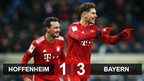 Hoffenheim 1-3 Bayern: Hùm xám phả hơi nóng vào gáy Dortmund